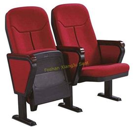China Rode Stof die Auditoriumstoelen met het Schrijven van Raad/Bioskooptheaterstoelen vouwen leverancier