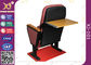 Rode het Auditoriumstoelen van de Stoffendekking met het Vouwen van Blocnote H1000 * D750 * W550mm leverancier