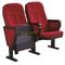 Rode Stof die Auditoriumstoelen met het Schrijven van Raad/Bioskooptheaterstoelen vouwen leverancier