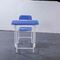 Fixed height HDPE Standard Middle School Metal Desk and Chair Set leverancier
