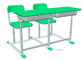 Bureau van de munt het Groene Student en Stoel het Vastgestelde HDPE Meubilair van de Ijzer Regelbare School leverancier