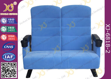 China Dubbel Seat Twee Seater-de Plaatsingsstoelen van het Bioskooptheater met Plastic Dekking voor Paar leverancier