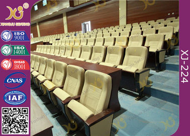China De volledige Beklede Intrekbare Plaatsing van het Auditoriumtheater met Standaardafmetingen leverancier