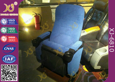 China Ergonomisch het Theaterstoelen die van de Ontwerpbioskoop met Stilte Seat-Stootkussen opvouwen leverancier