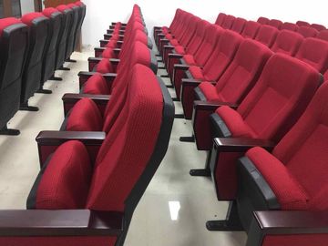 China Pp Terug en Seat-de Stoelen van de de Lezingszaal van de Auditoriumkerk met Gevouwen het Schrijven Tablet leverancier