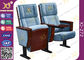 Duidelijke Gespleten Type Achterrust Auditoriumstoel met het Naaien van Emblemen/Bioscoopzetels leverancier