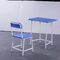 Fixed height HDPE Standard Middle School Metal Desk and Chair Set leverancier